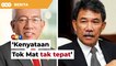 ‘Kenyataan Tok Mat tak tepat’, Mahdzir pertahan prestasi menteri Umno