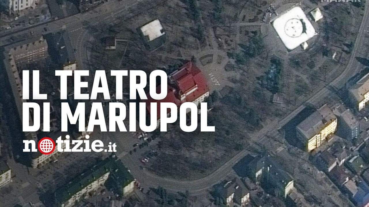 Ucraina, teatro di Mariupol bombardato: video prima dell'esplosione. Zelensky: “Negoziati difficili”