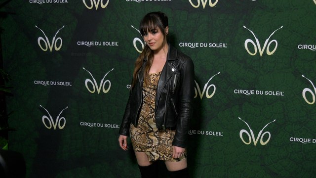 Hayley Orrantia Cirque du Soleil OVO Los Angeles Premiere Red Carpet