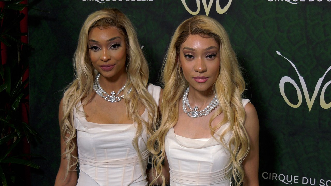 Sarah and Leah Talabi "Cirque du Soleil OVO" Los Angeles Premiere Red Carpet