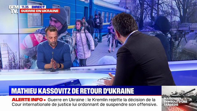 Guerre en Ukraine : Mathieu Kassovitz en larmes sur BFMTV