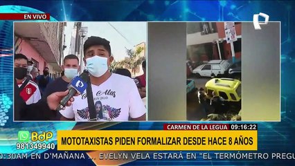 Carmen de la Legua: Desde hace 8 años mototaxistas piden formalizarse