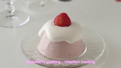 Strawberry Pudding I مهلبية الفراولة
