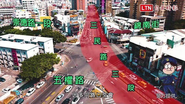 台中魔王級路口科技執法滿月 取締6863件違規進帳411萬 (警方提供)