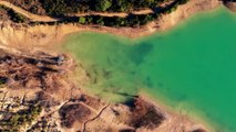 LAC TURQUOISE - Occitanie [4K] Aerial Drone / Vu du ciel