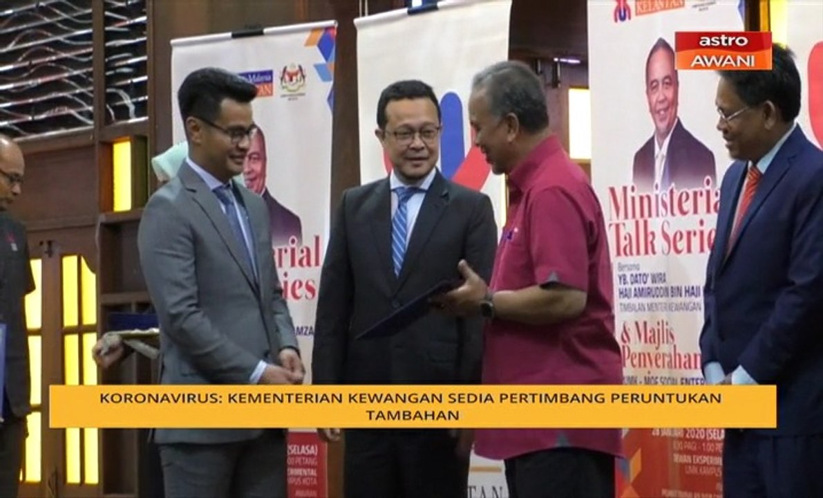 Koronavirus: Kementerian Kewangan sedia pertimbang peruntukan tambahan