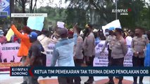 7 Jam Pendemo Orasi Penolakan DOB Di Halaman Kantor Walikota Sorong