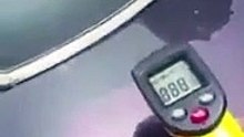 Look at the color of the car, raise the temperature