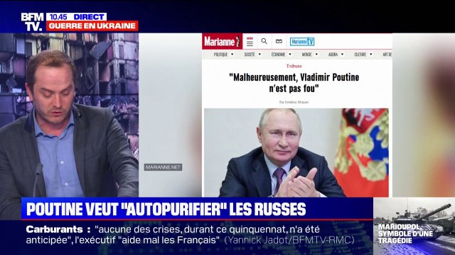 Je suis convaincu qu'une auto épuration naturelle de la société ne fera que renforcer notre pays : la dernière prise de parole de Vladimir Poutine relance les rumeurs sur son état mental