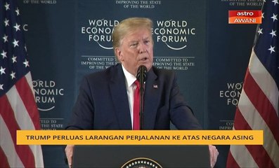 Trump perluas larangan perjalanan ke atas negara asing