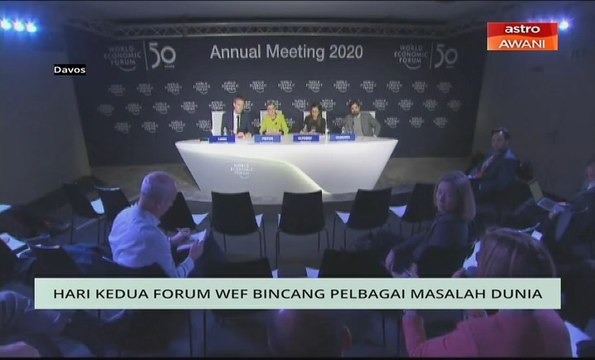 Niaga AWANI: Hari kedua forum WEF bincang pelbagai masalah dunia
