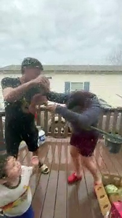 SavIng Mom From Water Hose