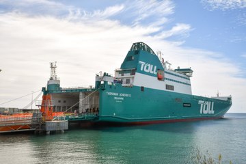 Inside Toll Group's new Bass Strait freight ship