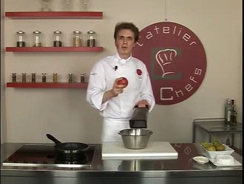 L'atelier des Chefs : camembert farci pommes poires
