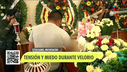 Hombre armado amenaza a periodistas durante velorio de Armando Linares