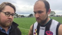 The Advocate - Devonport coach Kurt Byard speaks after the NWFL second semi-final victory over Wynyard