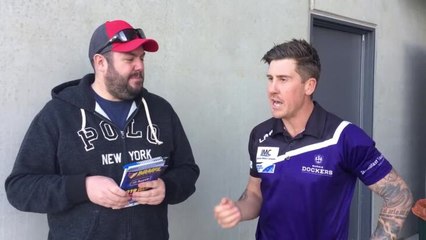 NWFL preliminary final interview with Burnie's Brett Robinson