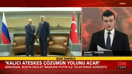 Cumhurbaşkanı Erdoğan Putin'le görüştü