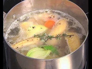 Soupe de poulet aux vermicelles maison