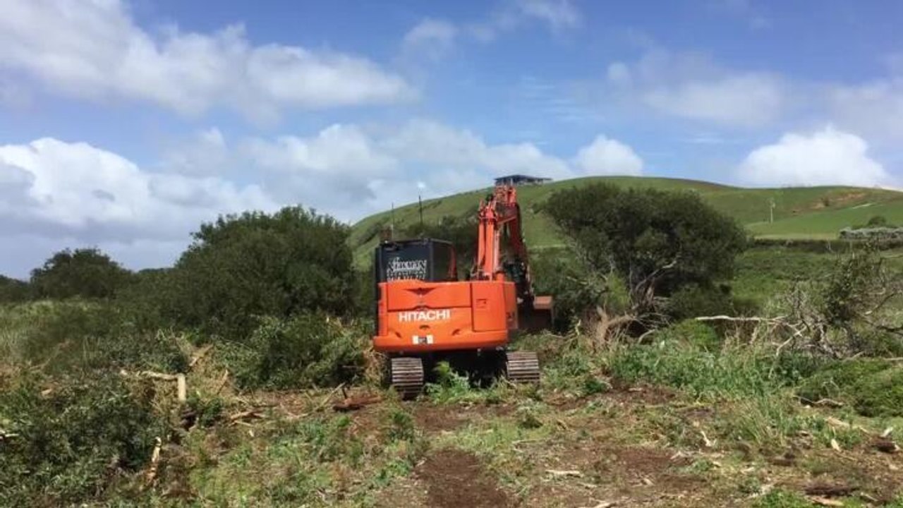 Works underway at Stanley’s new outdoor trail