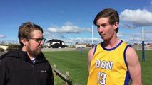 The Advocate - Don College's Mitchell Dell ahead of the student organised game against Launceston College