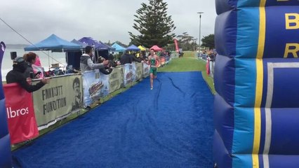 Jonte Armitstead takes out the Grade 9/10 Boys division at the 2019 Schools Triathlon Challenge