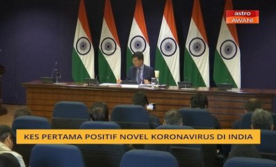 Kes pertama positif novel koronavirus di India