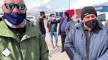 Olbia. La protesta degli autotrasportatori. Alcuni mollano scortati dalla Polizia