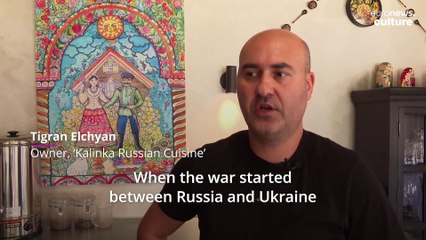 How are Russian food businesses in the U.S. being affected by Putin's war?