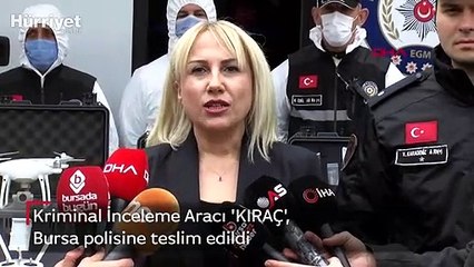 Download Video: Kriminal İnceleme Aracı 'KIRAÇ', Bursa polisine teslim edildi