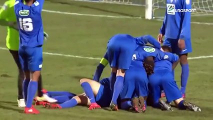 La fusée Clauss avait décollé en Coupe de France : son but exceptionnel avec Avranches en 2017