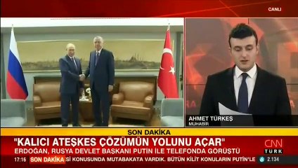 SON DAKİKA: Cumhurbaşkanı Erdoğan, Putin ile görüştü