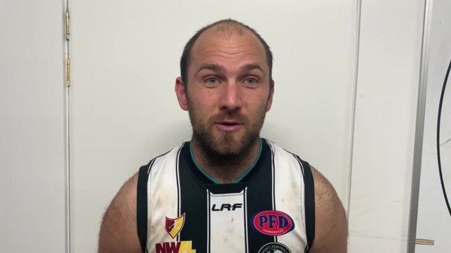 Devonport coach Kurt Byard after the Magpies' win over Ulverstone