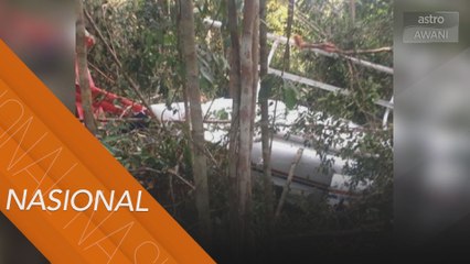 Helikopter terhempas, juruterbang selamat