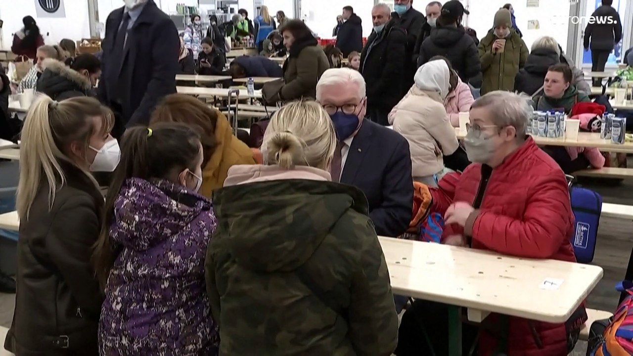 Steinmeier trifft Geflüchtete am Berliner Hauptbahnhof: 'Müssen uns dauerhaft verantwortlich fühlen'