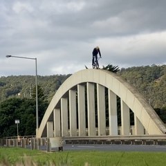 The Advocate - Burnie bicycle stuntman