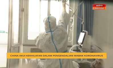 China akui kekhilafan dalam pengendalian wabak koronavirus