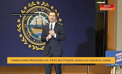 Pemilihan Presiden AS: Pete Buttigieg dahului kaukus IOWA