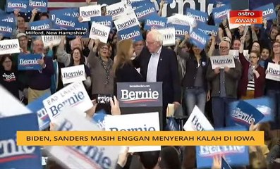 Pemilihan Presiden AS: Biden, Sanders masih enggan menyerah kalah di IOWA