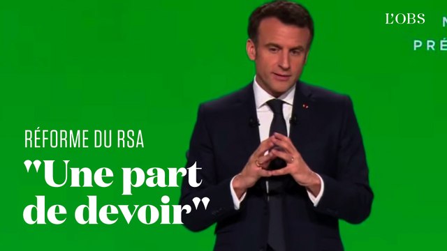 Emmanuel Macron veut réformer le RSA avec 15 à 20 heures d’activité par semaine
