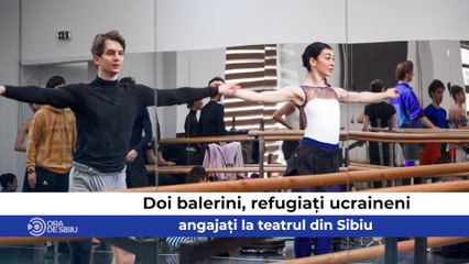 Știrile zilei la Sibiu - Doi balerini, refugiați ucraineni, angajați la teatrul din Sibiu,   Proiectele imobiliare puse pe pauză de război și creșterea prețurilor şi  Iluminatul public, modernizat pe încă cincizeci de străzi din Sibiu