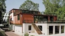 Top 5 des plus belles maisons fabriquées avec des containers repérées sur Pinterest !