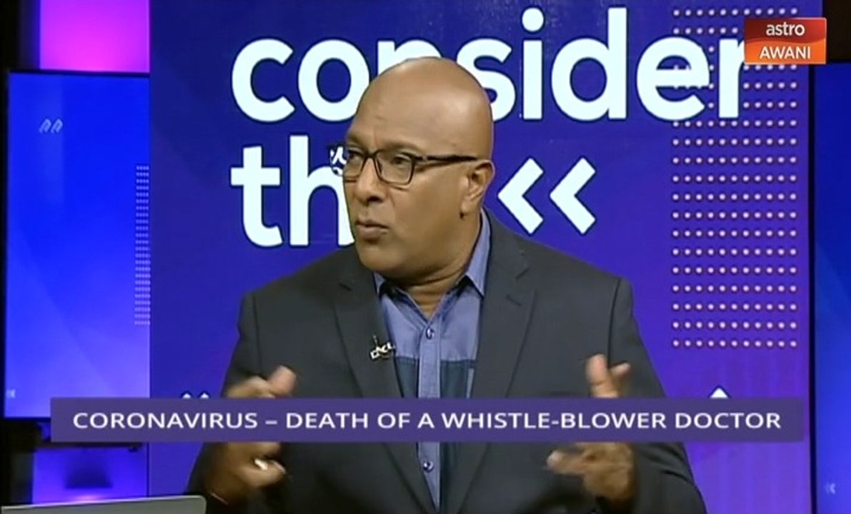 Consider This: Coronavirus - Death of a Whistle-blower Doctor