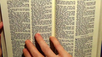 Luke 23, the New Testament