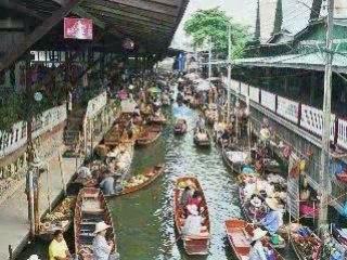 Thaïlande Marché flottant