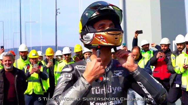 Kenan Sofuoğlu ile Toprak Razgatlıoğlu 1915 Çanakkale Köprüsü'nde nefes kesti