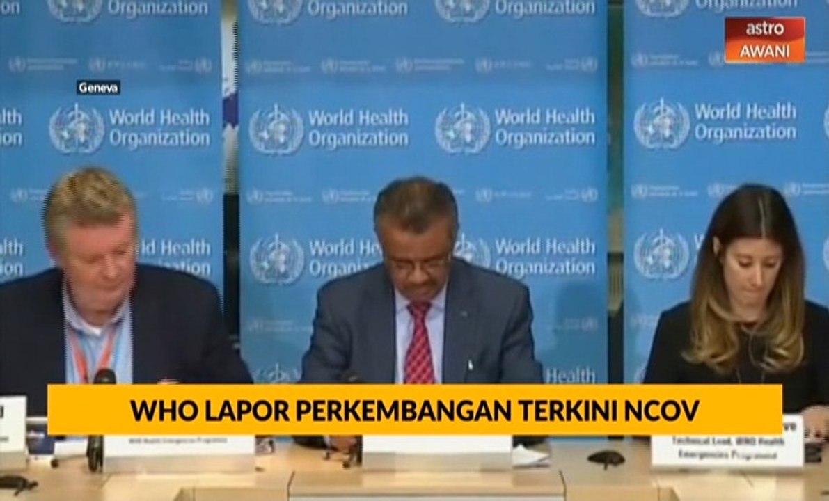 WHO lapor perkembangan terkini nCoV