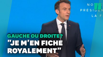 Accusé de faire du pillage de programme, Macron candidat "s'en fiche royalement"
