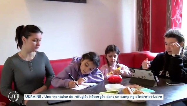 UKRAINE / Une trentaine de réfugiés hébergés dans un camping d'Indre-et-Loire