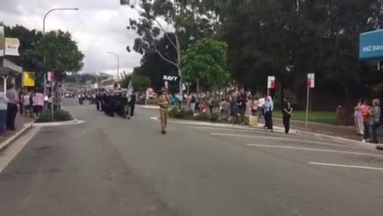 Batemans Bay Anzac Day march part 1